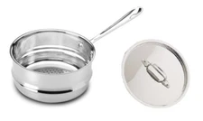 All-Clad 3 quart steamer insert w/LID for 3 and 4 quart  All-Clad saucepan only