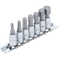 "Bit-Einsatz-Satz Innensechskant Sw 4 - 12 Mm, Nuss Antrieb (1/4\") Bits 7-Tlg."