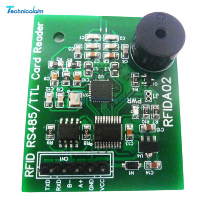 RFIDA02 RS485 / RS232 (TTL) UART 13.56MHz RFID UID IC Card Reader Writer DC5-18V