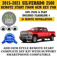  Plug and Play Remote Start Kit 2015-2021 CHEVROLET SILVERADO 2500  