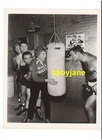 LUCILLE BALL ALDO RAY ORIGINAL 8X10 PHOTO HAIRY CHEST BOXING 1958 K.O. KITTY