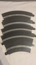4 X Scalextric Radius 2 Kurven. 45°. Gebraucht.