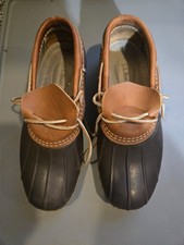 L.L. Bean Women's Boots Size10 Classic Bean Maine Low Moc Duck Boots Waterproof