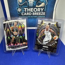 2025 Panini Prizm WNBA #57 Jewell Loyd White Seismic Prizms & Kaleidoscope # 7🔥
