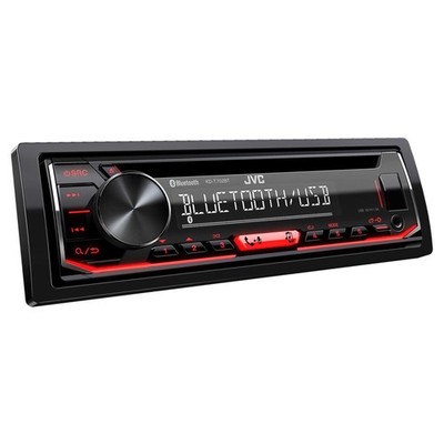 JVC KD-T720BT 1-DIN CD Receiver with Bluetooth Wireless Technology and USB/AU...