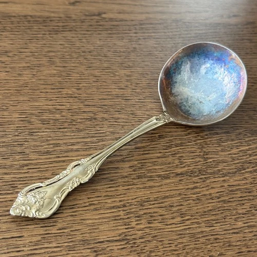 Vintage Wallace Silver Plated Soup Ladle Spoon