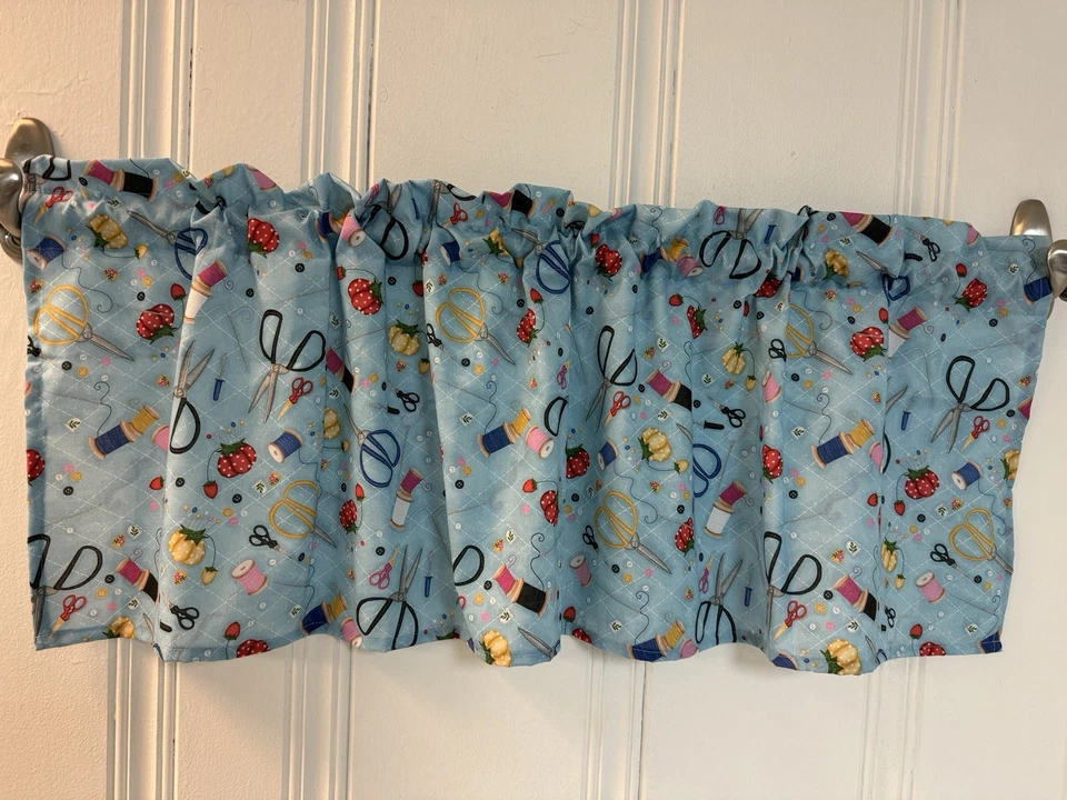 Cortina de cenefa de costura Crafting Notions cortinas de dormitorio Foto 4 de 4