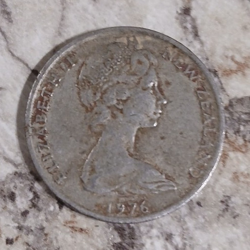 1976 Australia 20 Cents Decimal Coin Elizabeth II Circulated Uncertified