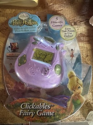Disney Fairies Pixie Hollow Handheld Clickable Fairy Game w/ 5 Games New Sealed