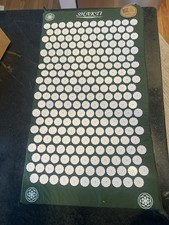 Shakti Acupressure Mat and Pillow Set Green with Spikes for tension relief