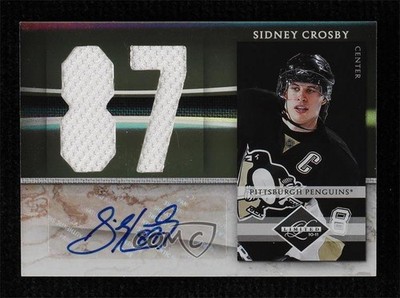 2010-11 Limited Jersey Numbers Signatures 35/49 Sidney Crosby #19 Auto 0i5j