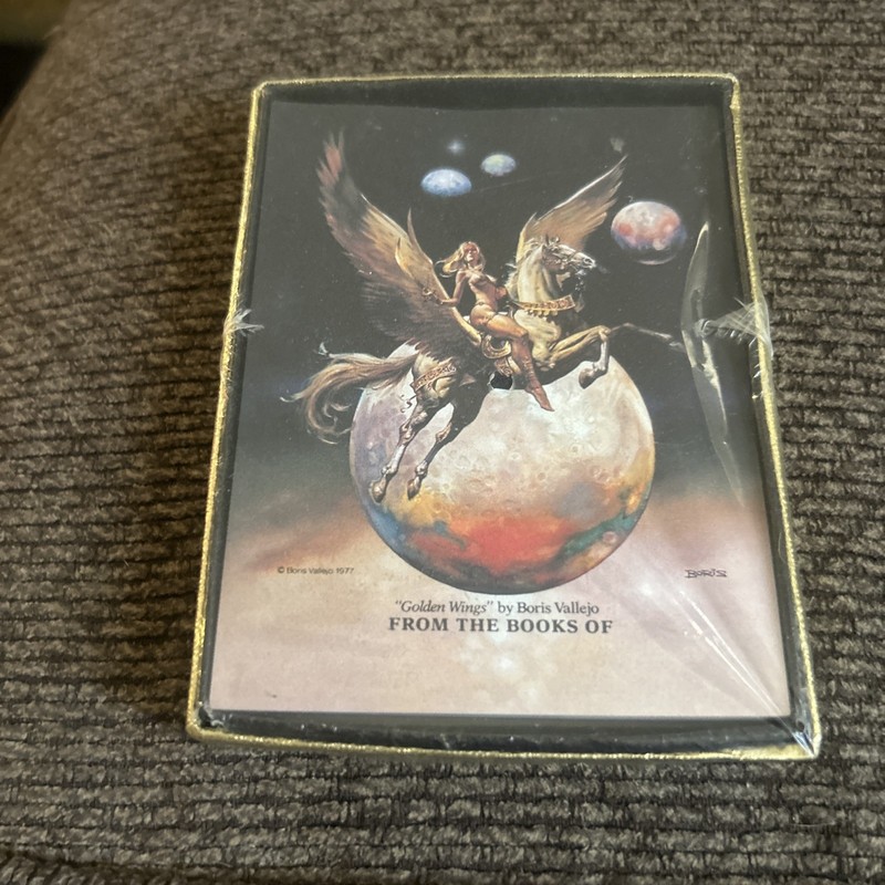 Vintage 1970’s Pegasus Bookplates Golden Wings Boris Vallejo New/sealed