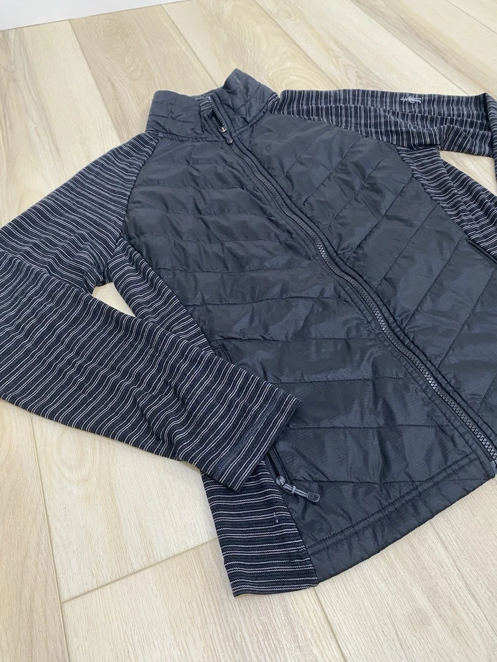 Chaqueta SmartWool Propulsion 60 para mujer XL negra gris acolchada lana merino Foto 2 de 4