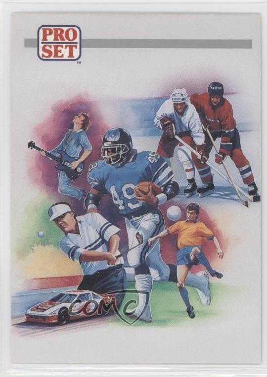 1991 Pro Set Brand Promo Pro Set Historical Notes #PRO001 1m8