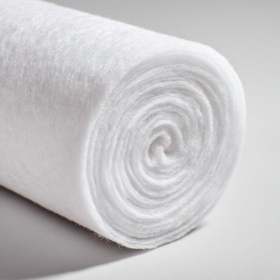 Recycelte Watte Rolle 27''/54'' breit - 135 g/m² - 475 g/m² - 1m/2m/3m/4m/5m/10m/15m/20m