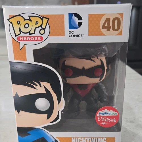 Funko Pop! Vinyl Nightwing #40 DC Comics Heroes Fugitive Toys Exclusive Figure