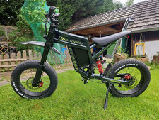 20'' Electric Bike 1500W 41MPH Fat Tire E-bike 60V30AH E Mountain Bike Oil brake