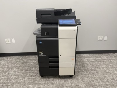 Konica Minolta Bizhub C250i Color Copier Printer Scanner Finisher/Only 28k Meter