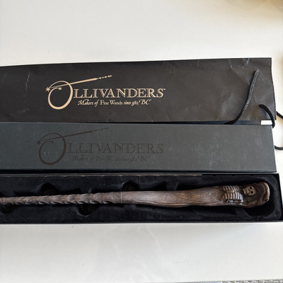 Ollivander Wand Harry Potter Universal Studios Alder 4 Snake Skull