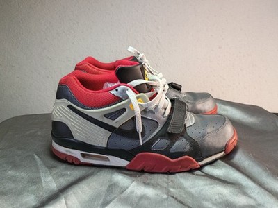 Nike Air Trainer 3 LE Mens Size 11.5 Grey Black Varsity Red 679066-002 2009
