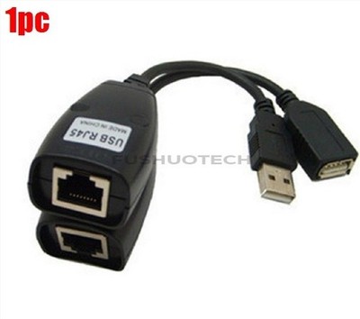 Extender Extension Cable Signal Amplifier USB 2.0 Up To 50M USB2.0 Over CAT5/gm