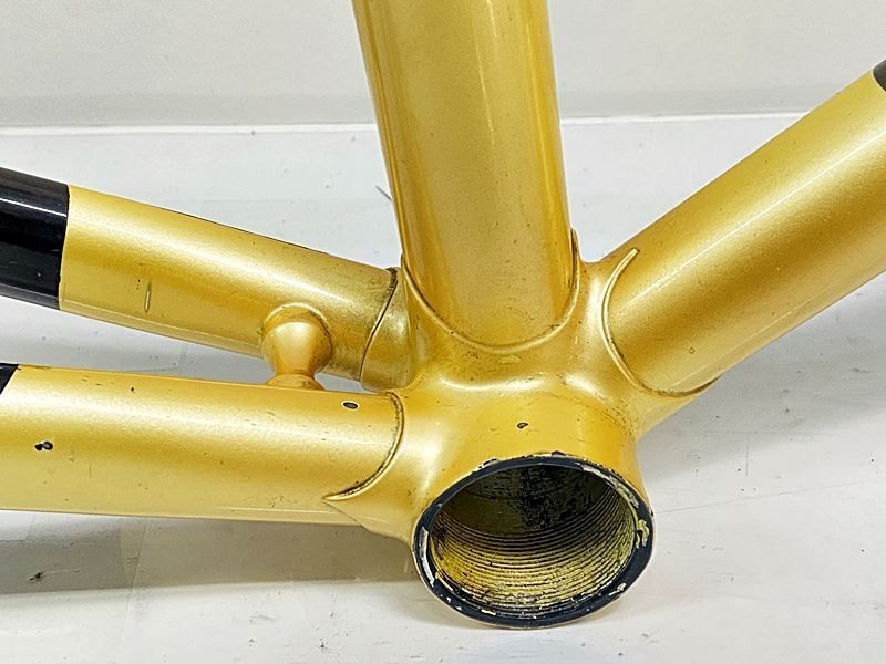 Bomber Pro NJS Track Bike Frameset Steel Black Gold Year Unknown F