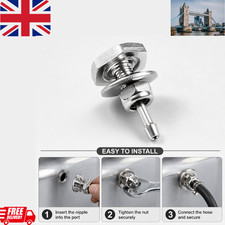 Turbocharger Silicone Pipe Boost Hose Nipple Turbo Vacuum VAC Gauge Fitting TDI.