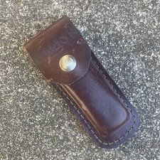 Coast Brand Brown Leather Folding Knife Sheath Vintage