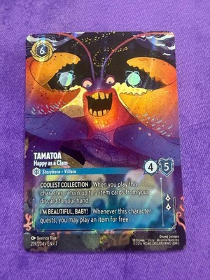 Tamatoa - Happy as a Clam (Enchanted) 219/204 Archazia's Island Holo