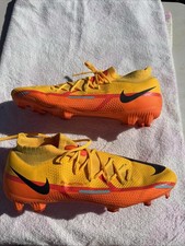 nike phantom flyknit nike skin cleats orange ...