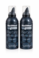 NeilMed NeilCleanse Piercing Aftercare Fine Mist 2 Pack Plastic Model