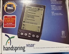 Vintage 1999 Handspring Visor Deluxe Handheld Computer Palm Platform Open Box E