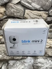 Blink - Mini 2 Indoor/Outdoor 1080p Plug-In Security Camera (1-Pack) - White
