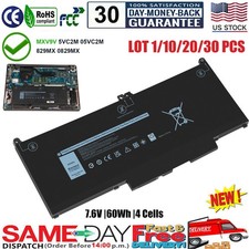 LOT MXV9V Battery For Dell Latitude 5300 5310 7300 7400 5VC2M N2K62 Type 60Wh