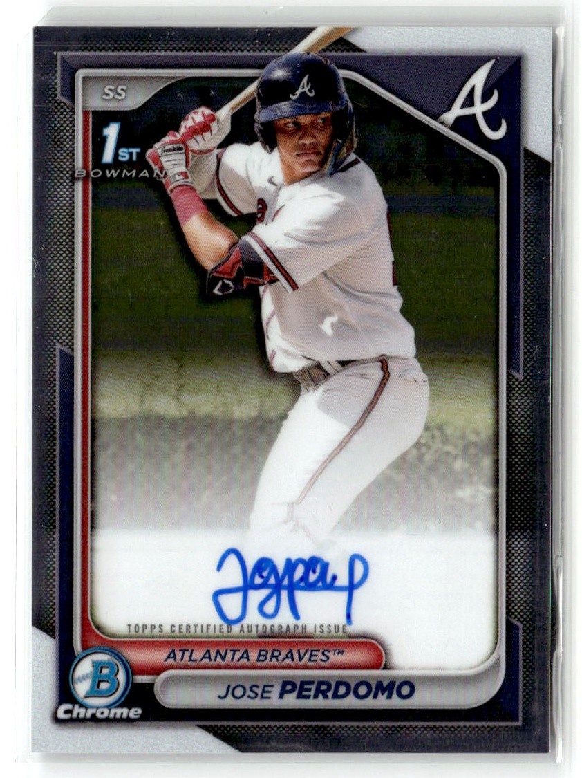 2024 Bowman Chrome #CPA-JP Jose Perdomo Prospects Autographs