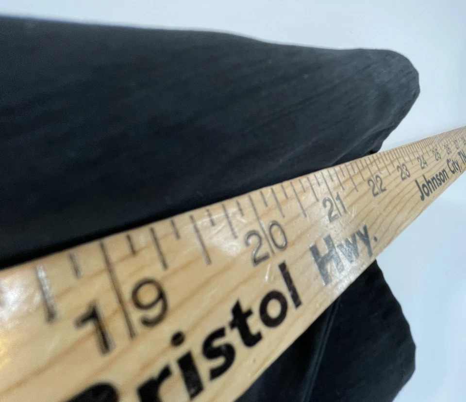 Vintage Maggie Sweet Womens 1X Tunic Top Black with Animal Print Union Made USA - Image 4 of 4