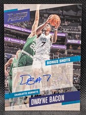 2017-18 Prestige #67 Dwayne Bacon Bonus Shots Signatures - Charlotte Hornets