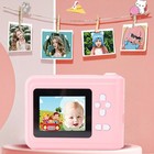 Cartoon Instant Camera Selfie Support Instant Camera 1080P 48MP Clear Images 2.4