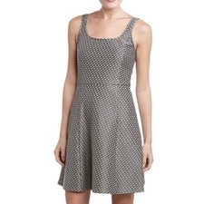 Theory Trekana Knit Sleeveless Flare Mini Dress Women's Sz 10 Gray