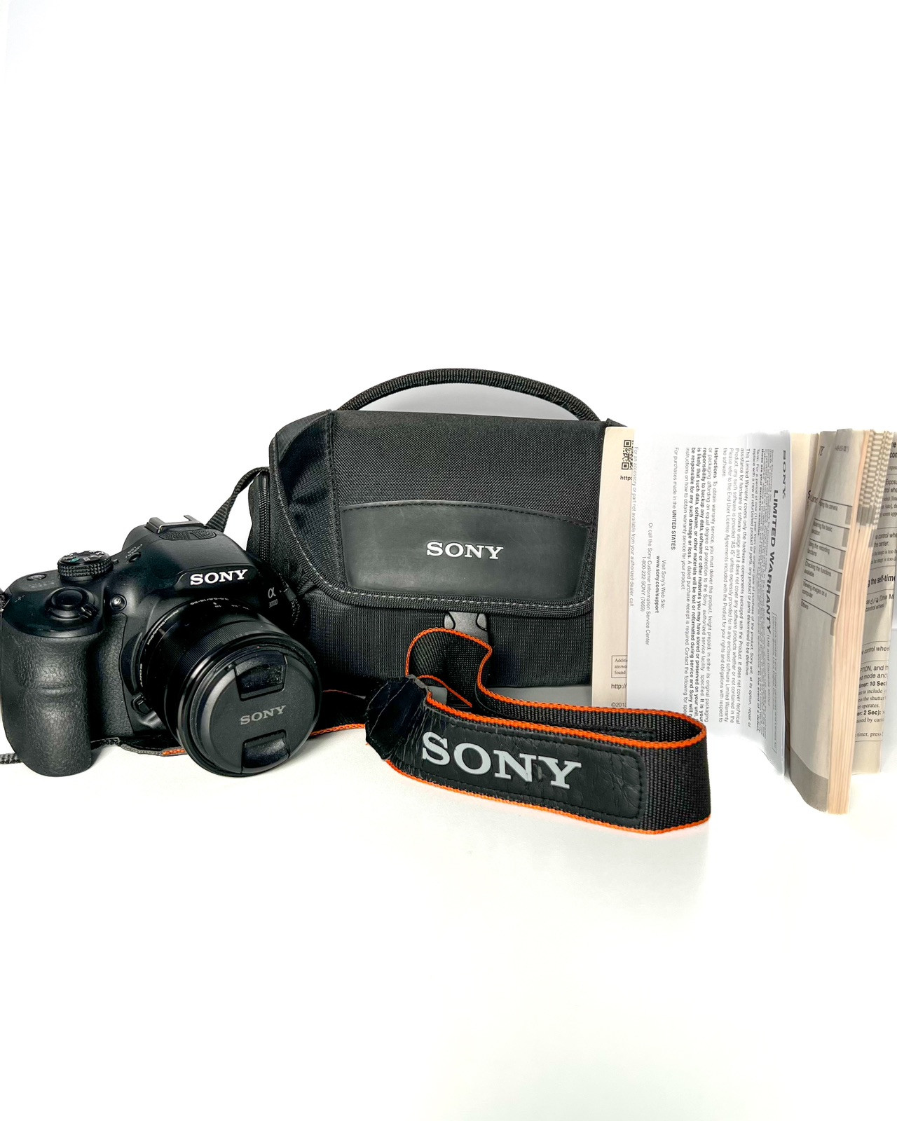 Sony Alpha a3000 20.1MP Digital Camera - Black Kit w/ E OSS 18-55mm Lens 1800 SC
