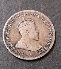 1910 GREAT BRITAIN KING EDWARD VII SIX PENCE COIN