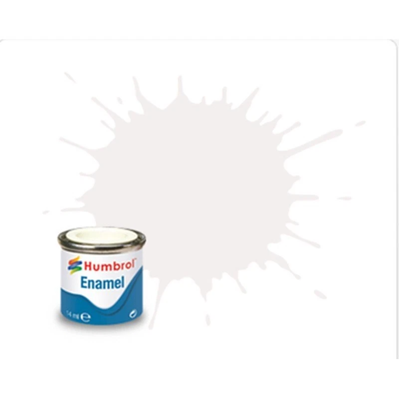 Humbrol 34 – Blanc Mat 14 ml (Peinture Émail)
