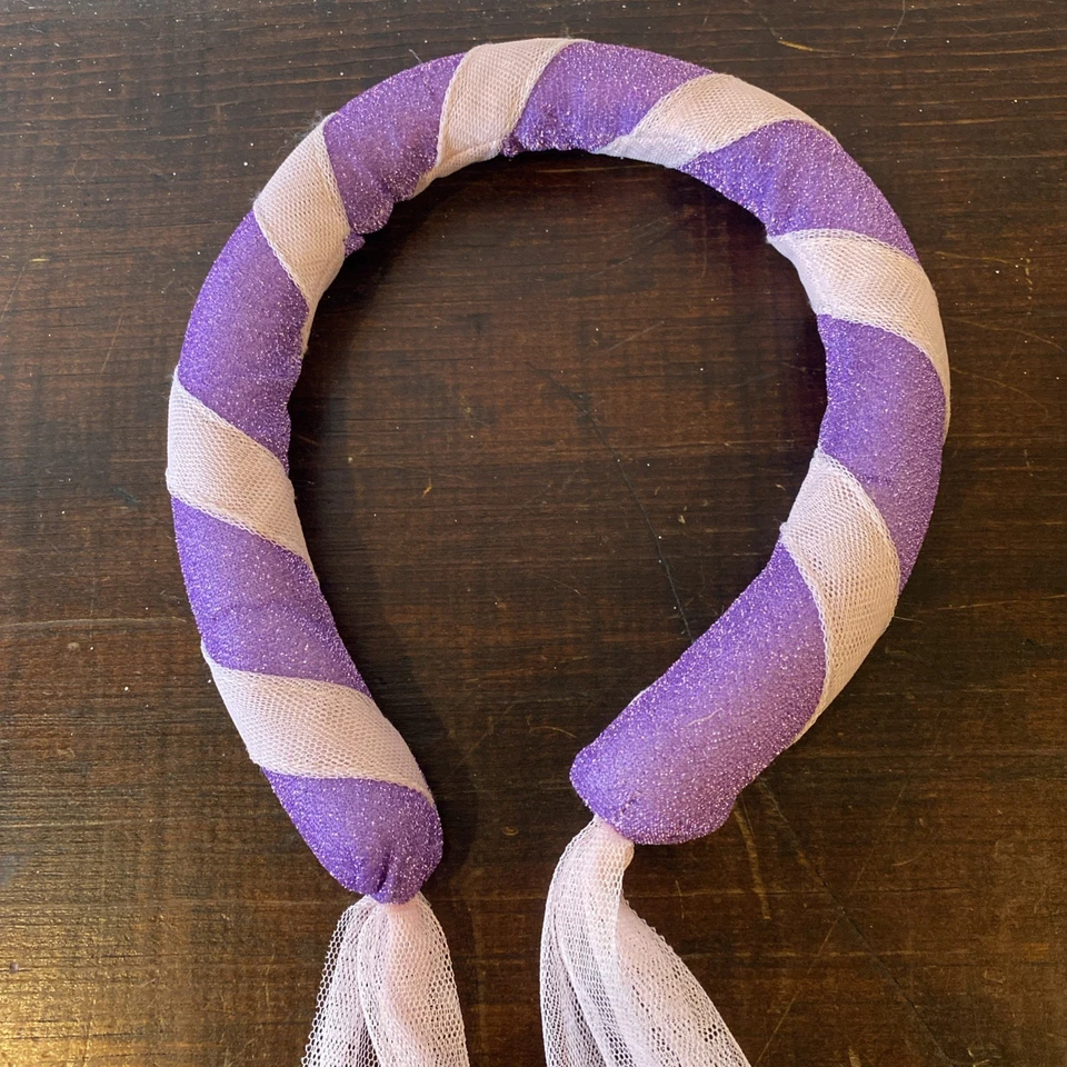 Disfraz de princesa diadema disfraz de Halloween rosa púrpura Foto 2 de 4