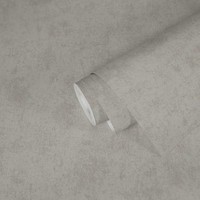 Tapete Mit Glanzeffekt In Metalloptik Glatt – Silber, Grau, Metallic