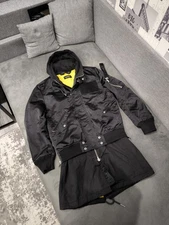 Men's (S) Diesel Black Bomber Jacket Casual Wear 