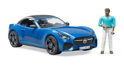 Bruder 03481 Blue Roadster with Driver