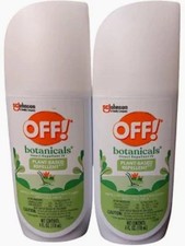 Off Botanicals Insect Plant Based Repellent Deet Free 4 oz. Pump Spray 2 pack