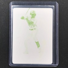 2023 Chronicles Mlb Warming Bernabel Vertex Yellow Printing Plate 1/1