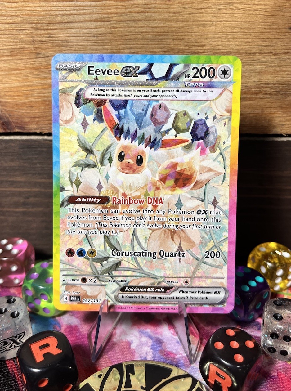 The Pokemon Company Eevee ex 167/131 Sv: Prismatic Evolutions SIR Holo English
