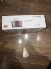 Le Creuset Toughened Non-Stick Saucepan 16x9.5cm Black Brand New In Box Unused